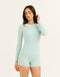 Lycra Seamless Long Sleeve - Mint