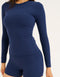 Lycra Seamless Long Sleeve - Navy