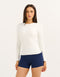 Lycra Seamless Long Sleeve - White