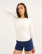 Lycra Seamless Long Sleeve - White