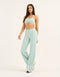 Lycra Wide Leg Pant - Mint