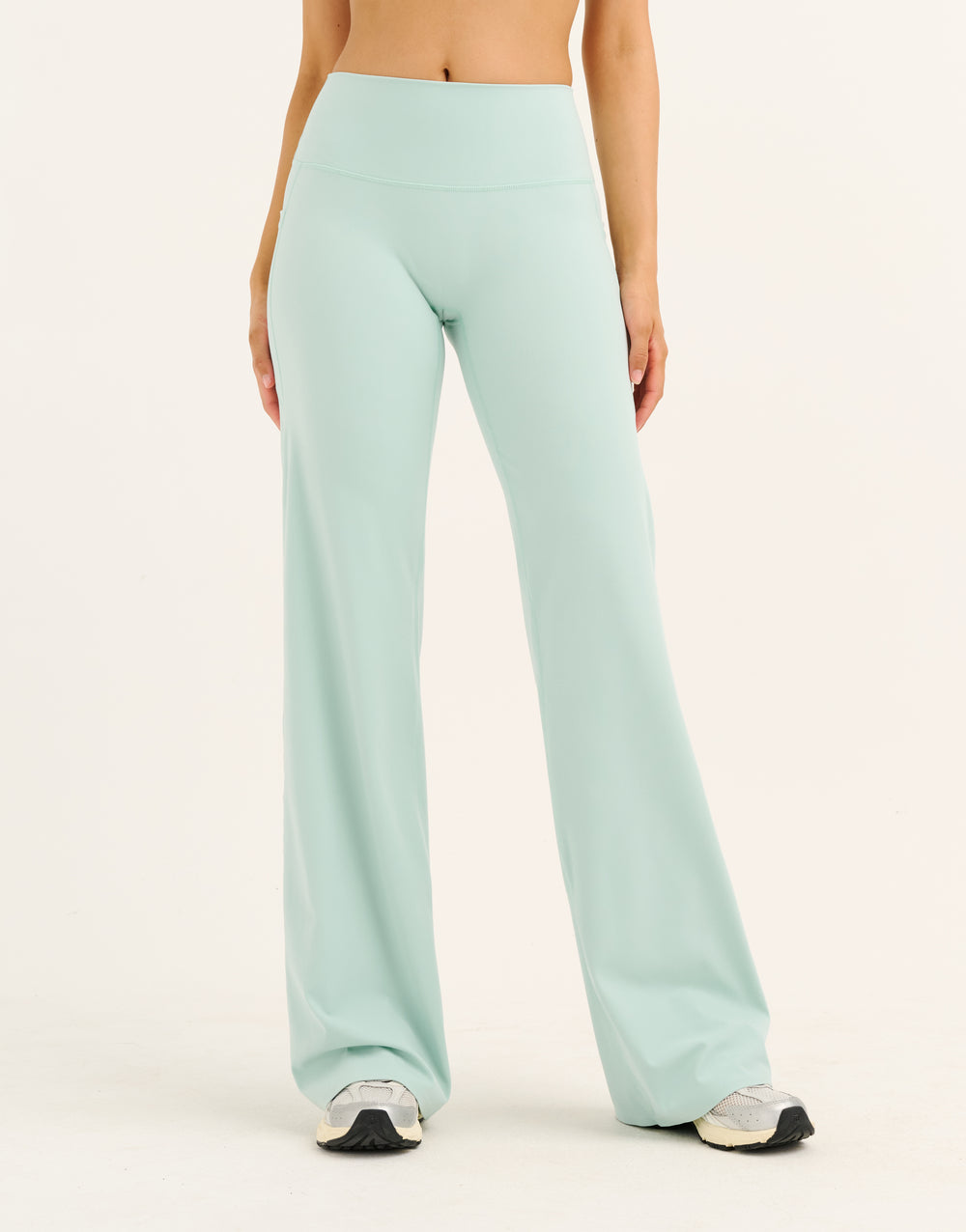 Lycra Wide Leg Pant - Mint