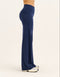 Lycra Wide Leg Pant - Navy