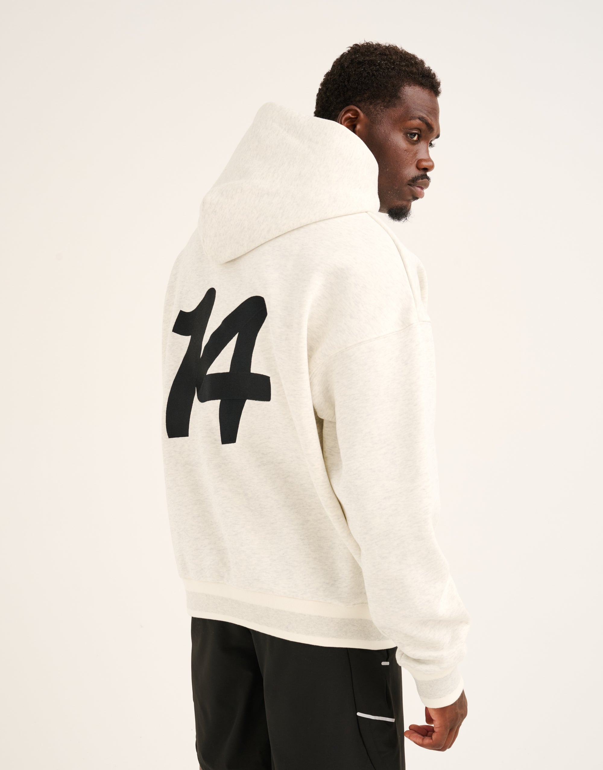 Script Hoodie - Heather Grey