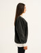 Club V Neck Sweatshirt - Black