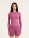 Tempo Pulse Compression Long Sleeve - Plum