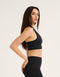 Tempo Pulse Halter Bra - Phantom Black