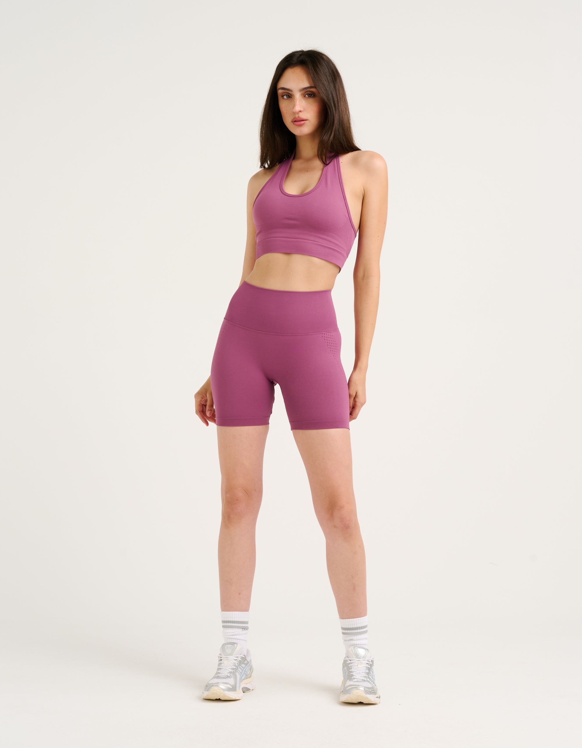 Tempo Pulse Halter Bra - Plum
