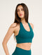 Tempo Pulse Halter Bra - Teal