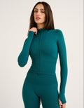 Tempo Pulse Zip-Up Jacket - Teal