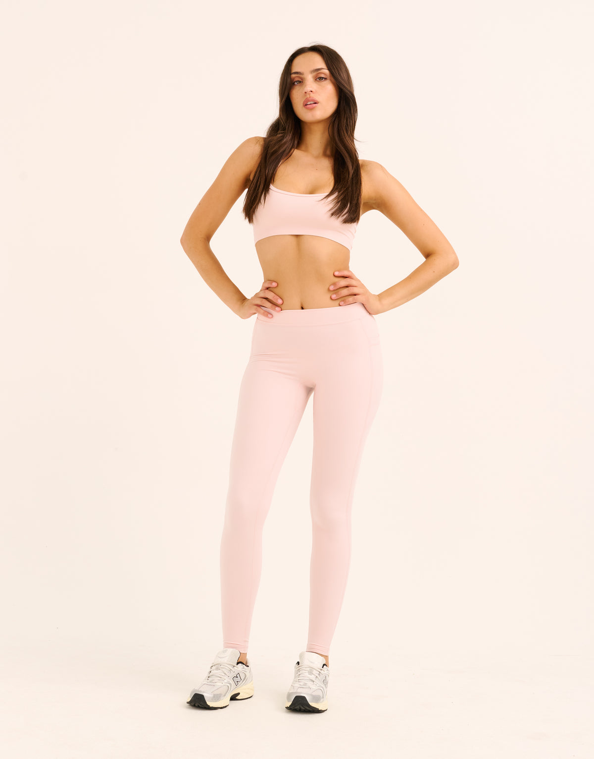 Ascend Pocket Mid-Waist Leggings 28" - Mauve