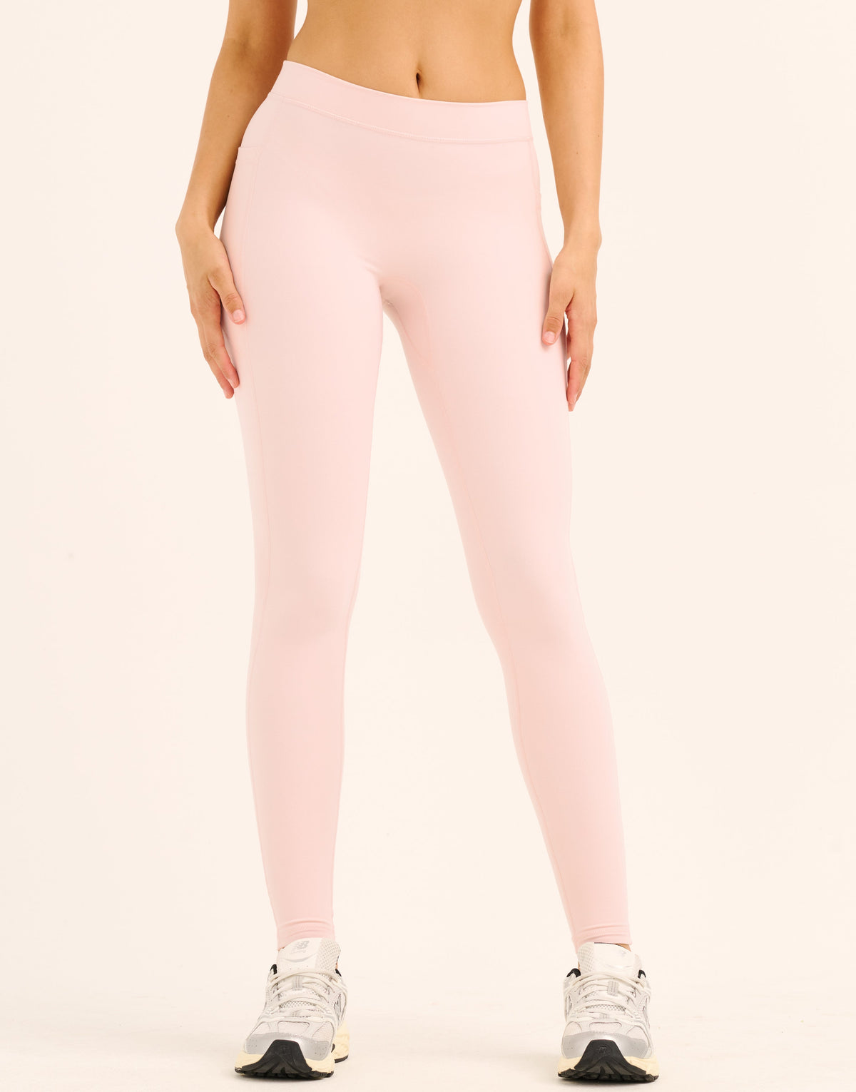 Ascend Pocket Mid-Waist Leggings 28" - Mauve