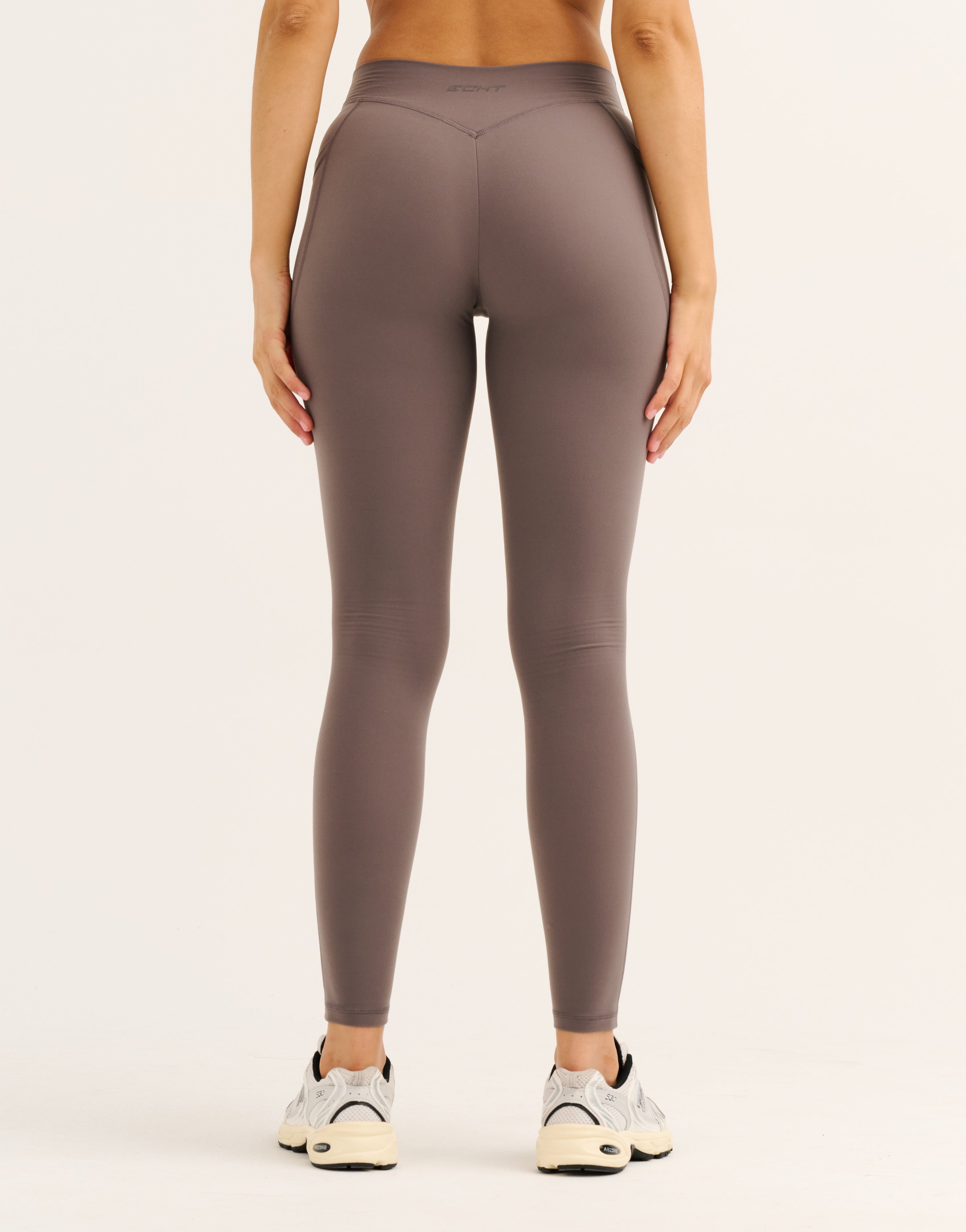 Ascend Pocket Mid-Waist Leggings 28" - Slate Grey