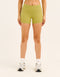 Ascend Pocket Mid-Waist Shorts 4" - Olive