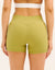 Ascend Pocket Mid-Waist Shorts 4" - Olive