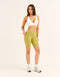 Ascend Pocket Mid-Waist Shorts 8" - Olive