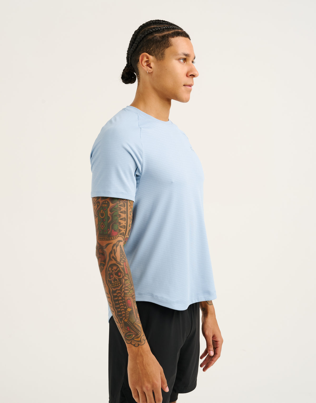 Performance Tee 28" - Dusty Blue