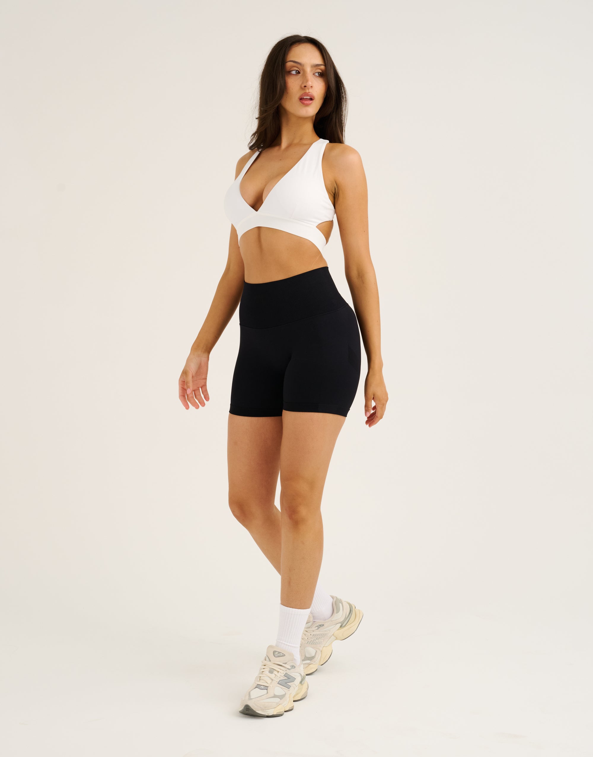 Relentless Sports Bra - White