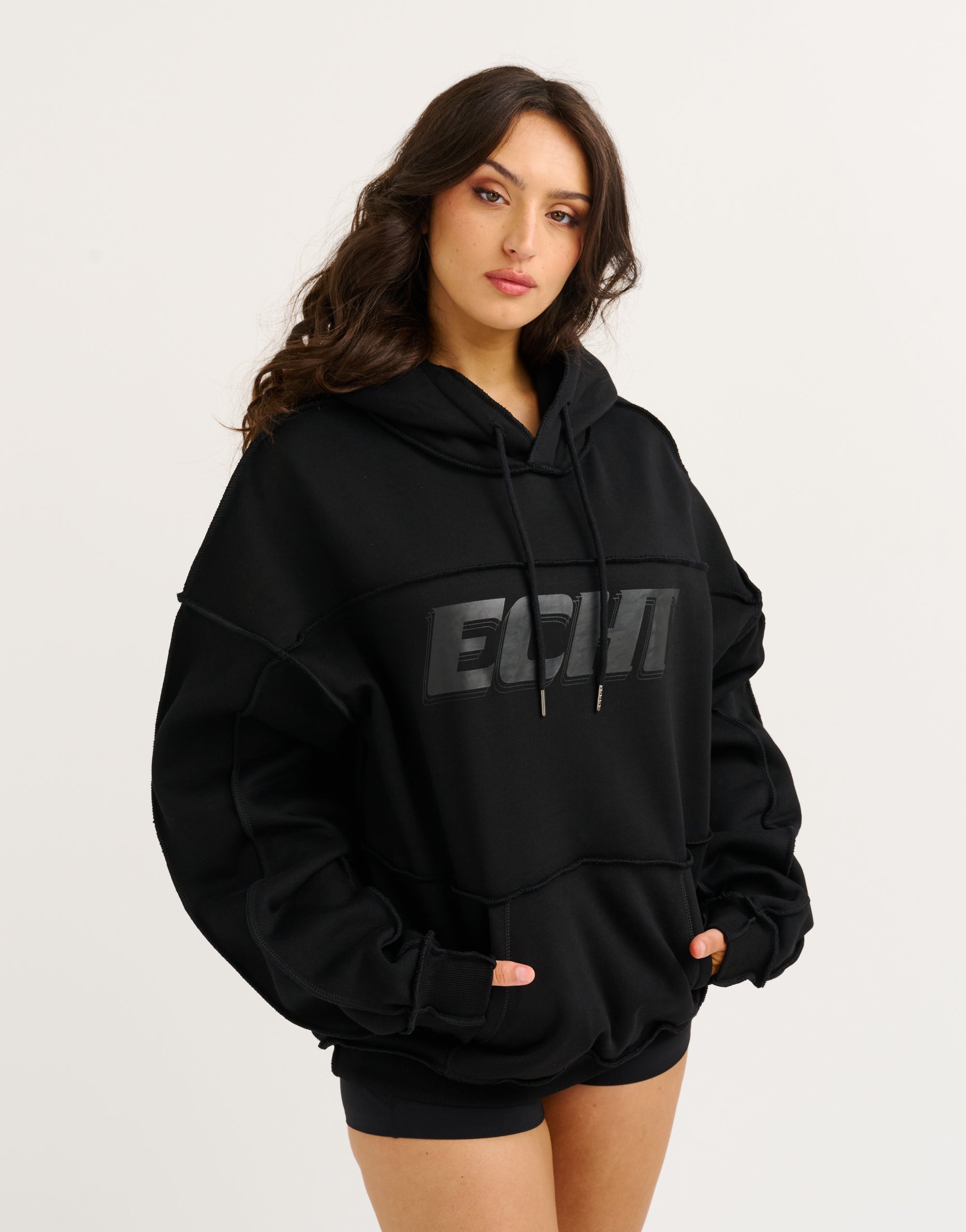 Track Hoodie - Stealth Black