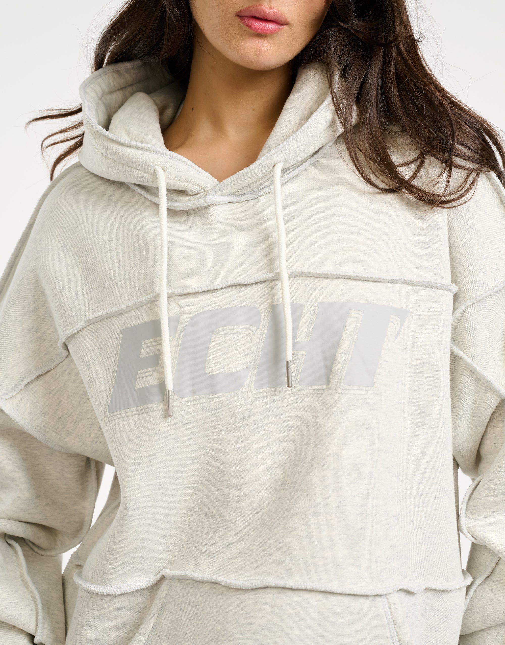 Track Hoodie - Heather Grey