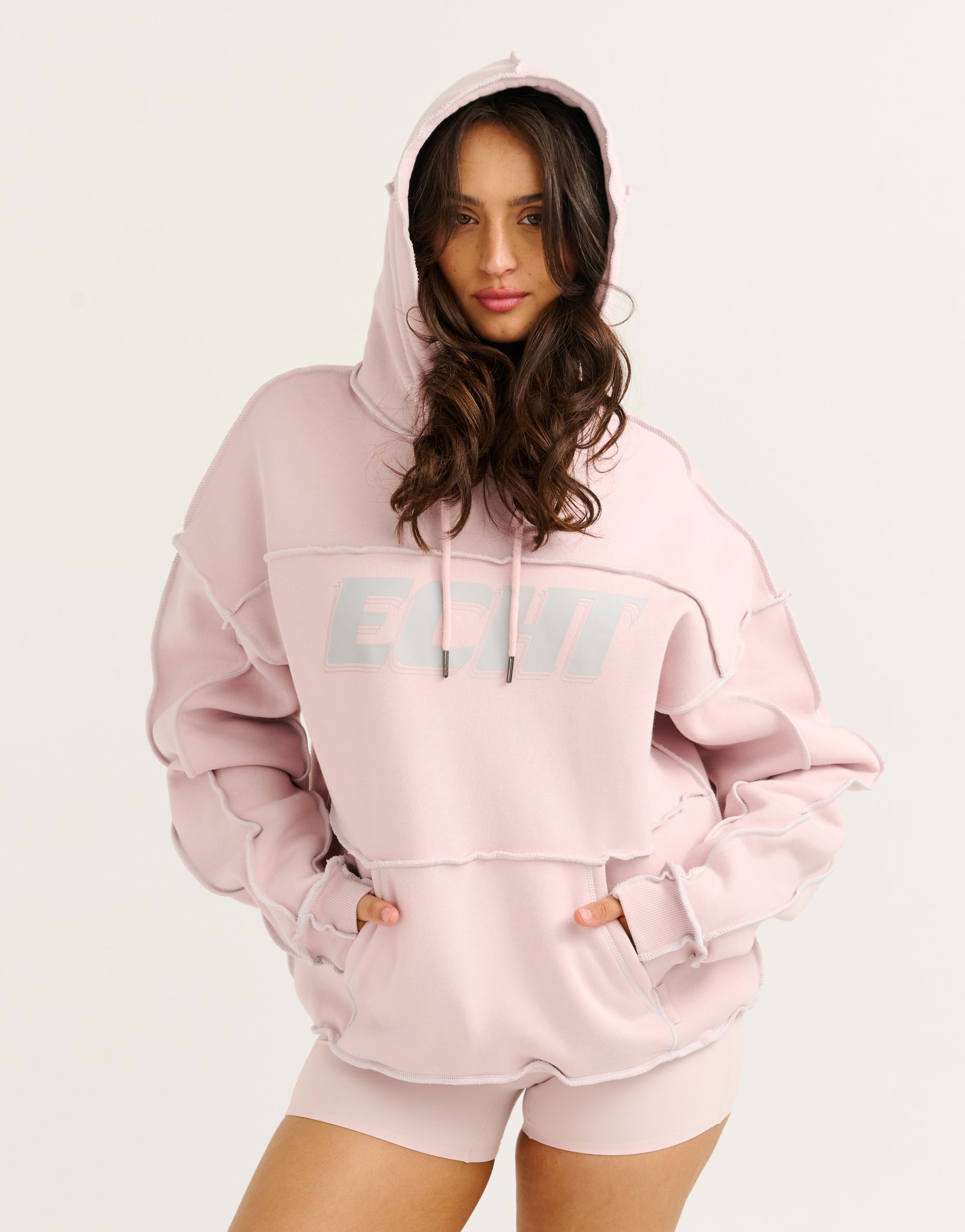 Track Hoodie - Mauve