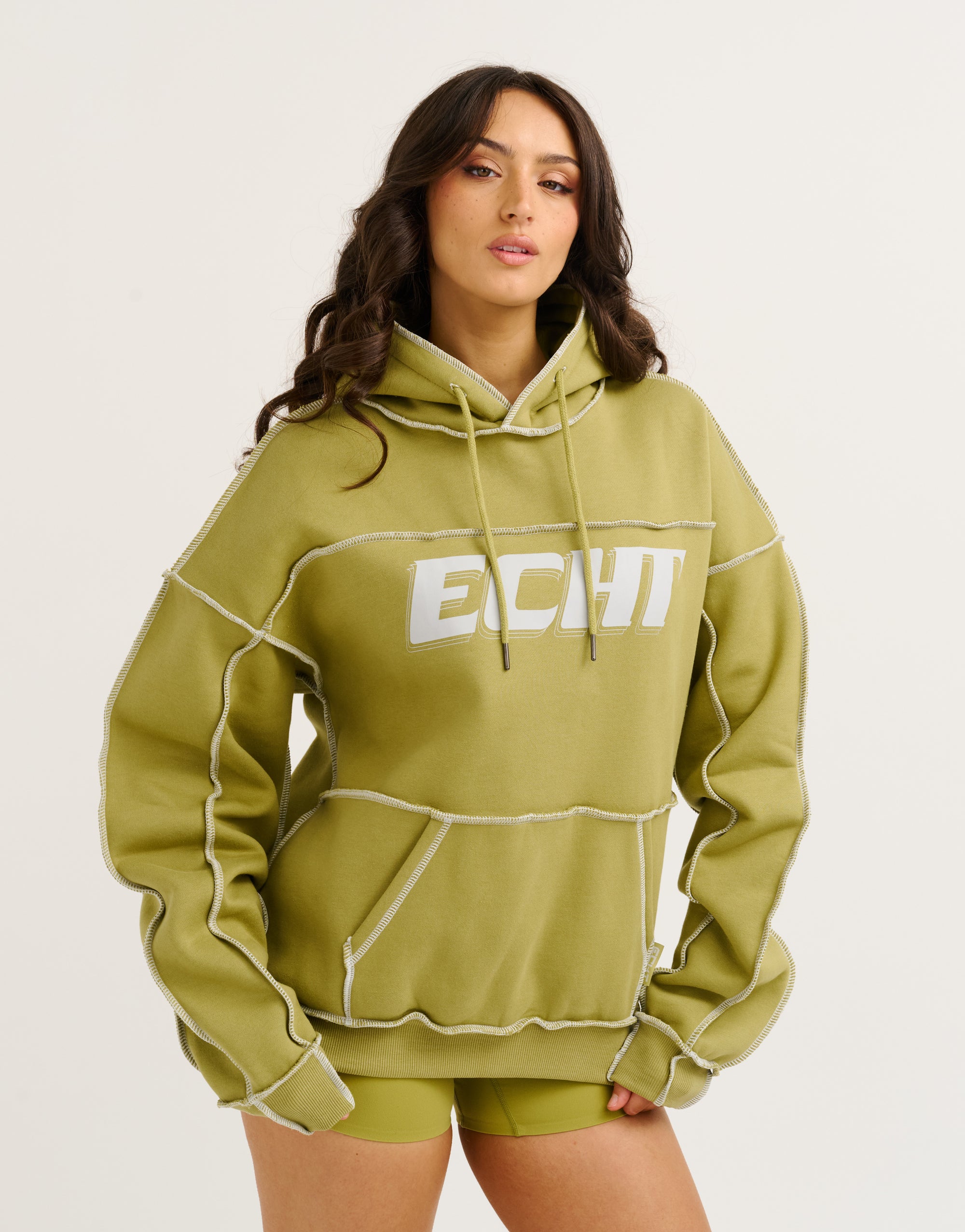 Track Hoodie - Olive