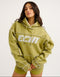 Track Hoodie - Olive