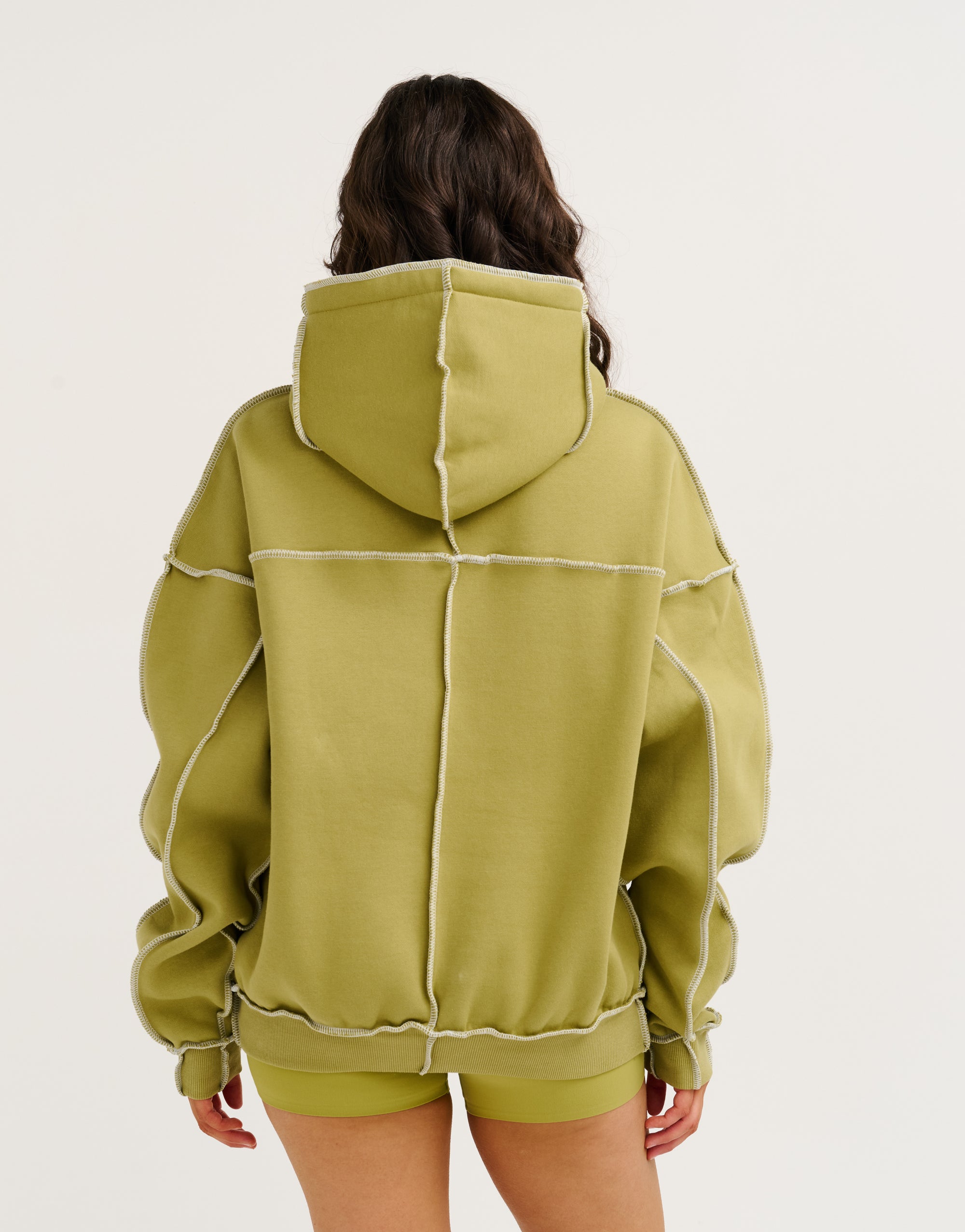Track Hoodie - Olive