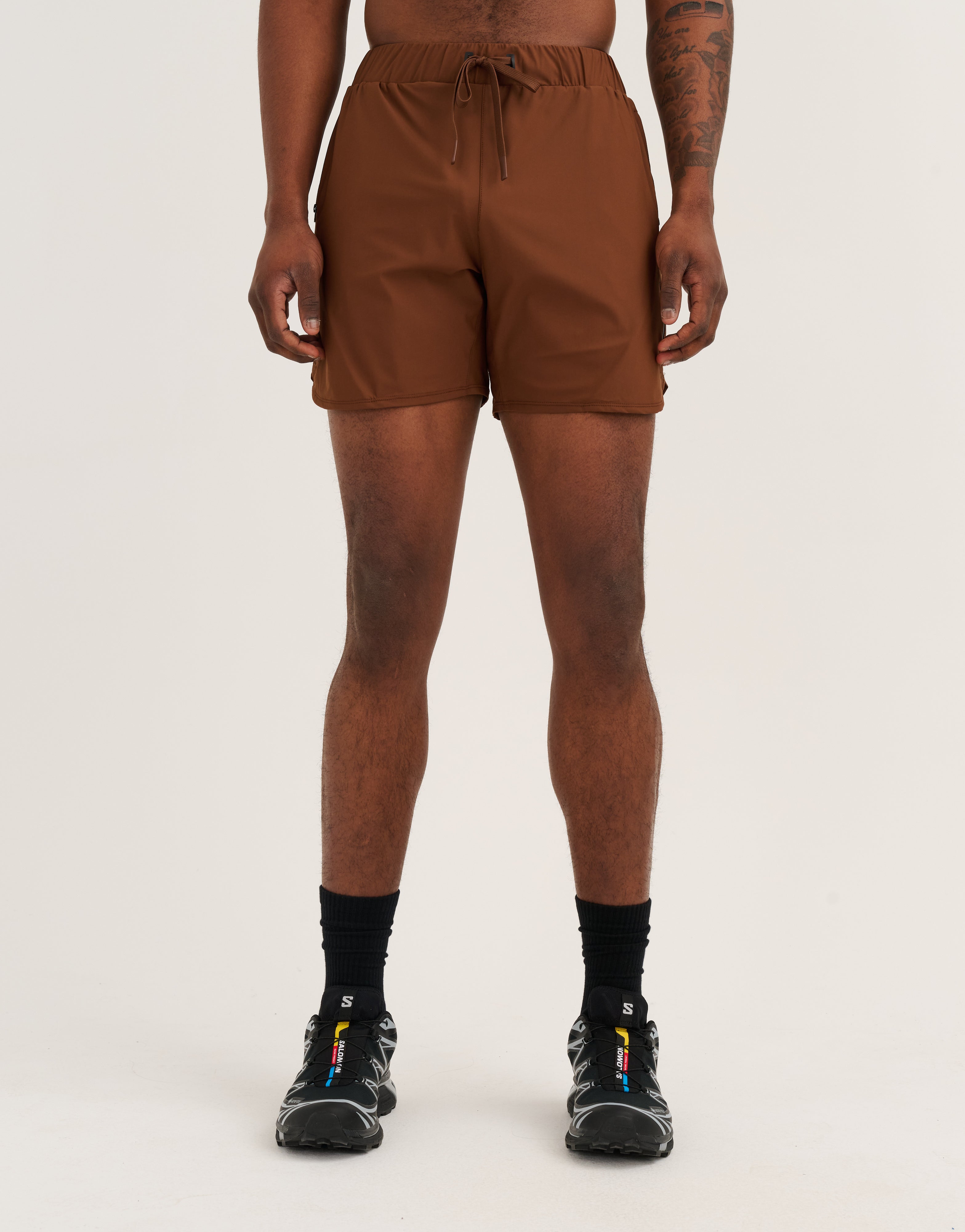 Apex Trainer Shorts - Brown