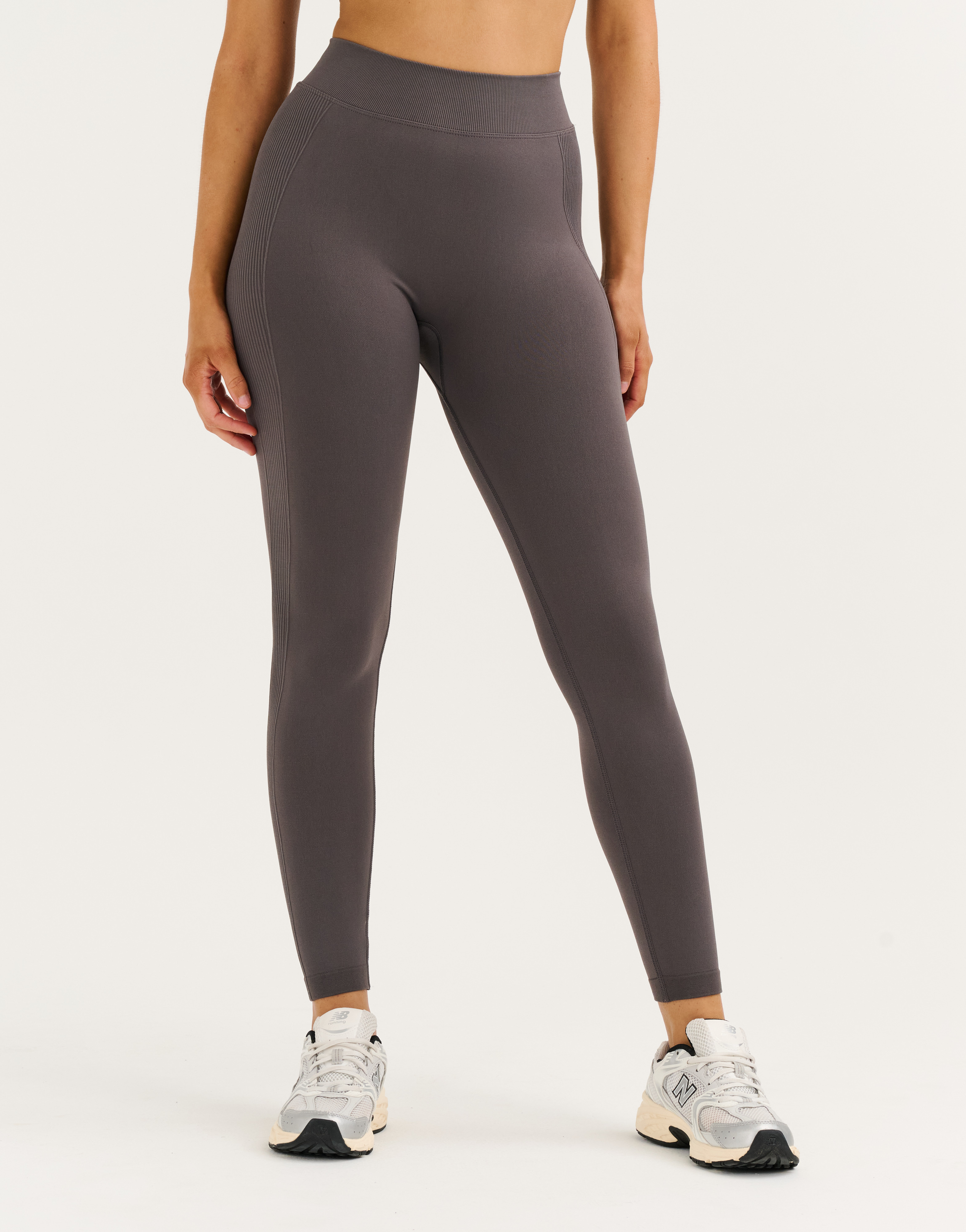 Arise Essential Mid-Waist Leggings V2 - Slate Grey