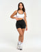 Asymmetric Sports Bra - White