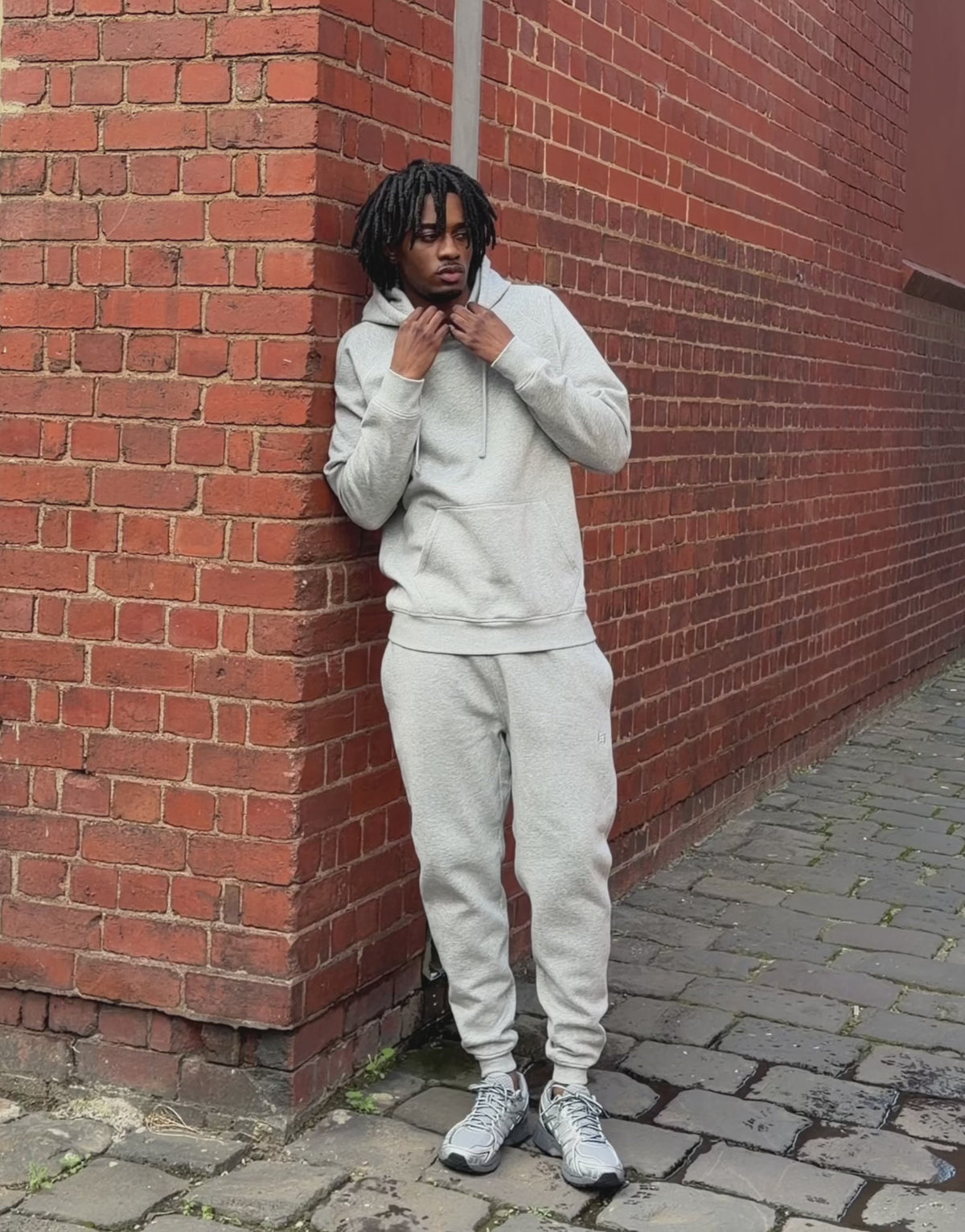 Recover Fleece Hoodie - Grey Marle
