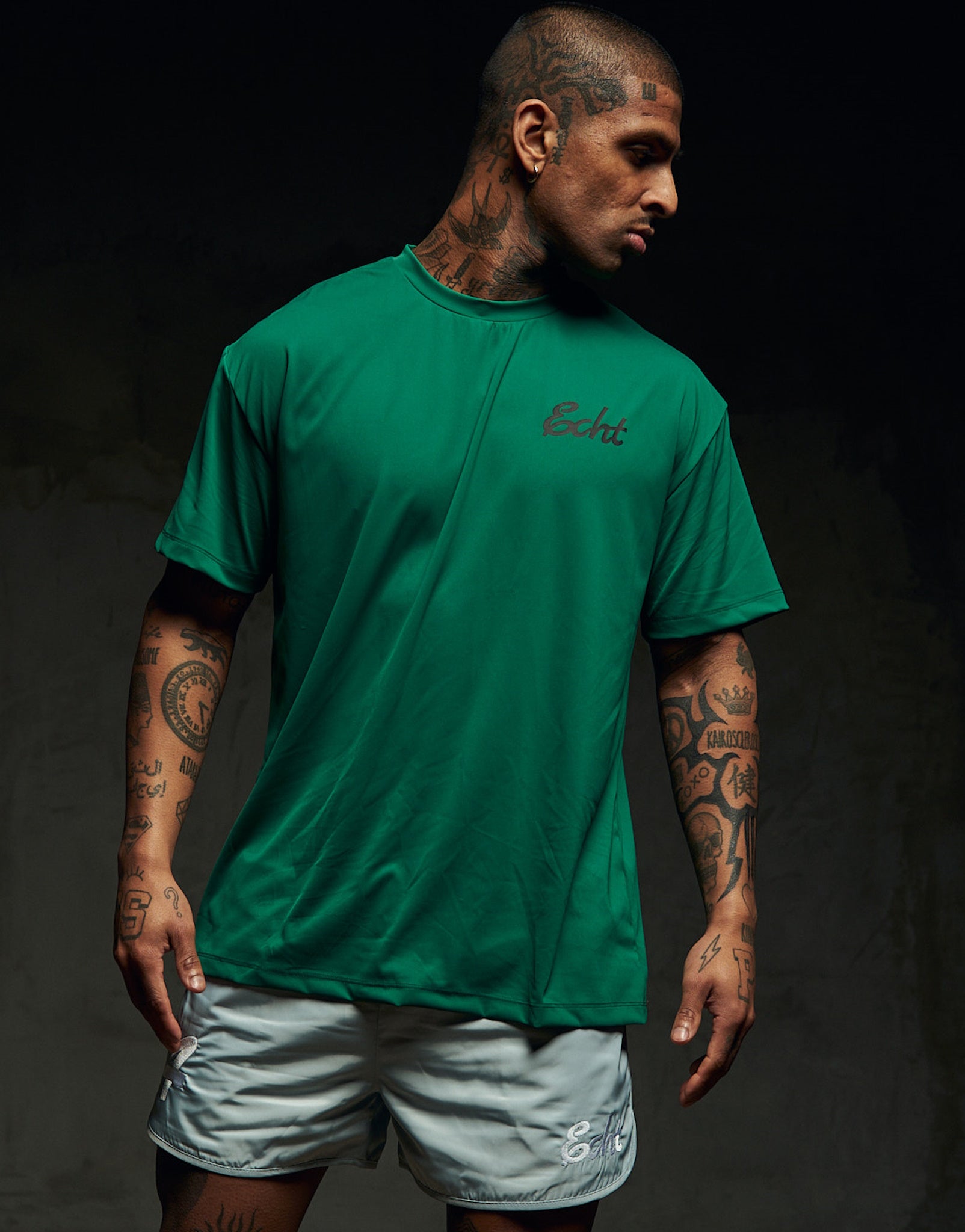 Script T-Shirt - Green