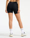 Ascend Pocket Mid-Waist Shorts 6" - Black