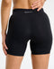 Ascend Pocket Mid-Waist Shorts 6" - Black