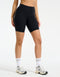 Ascend Pocket Mid-Waist Shorts 8" - Black