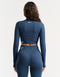 Arise Style Cropped Long Sleeve - Navy