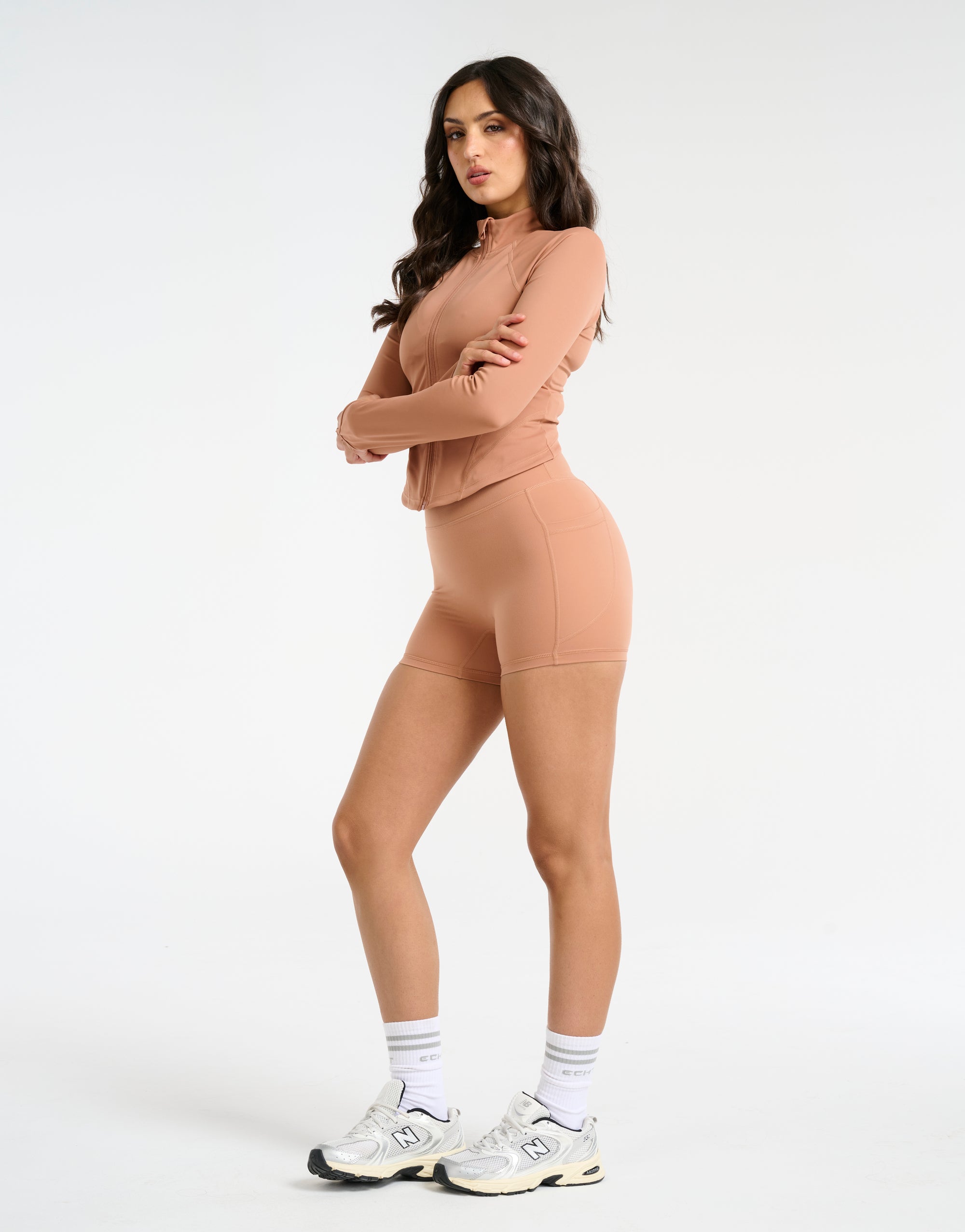 Athlete Crop Jacket - Sunset