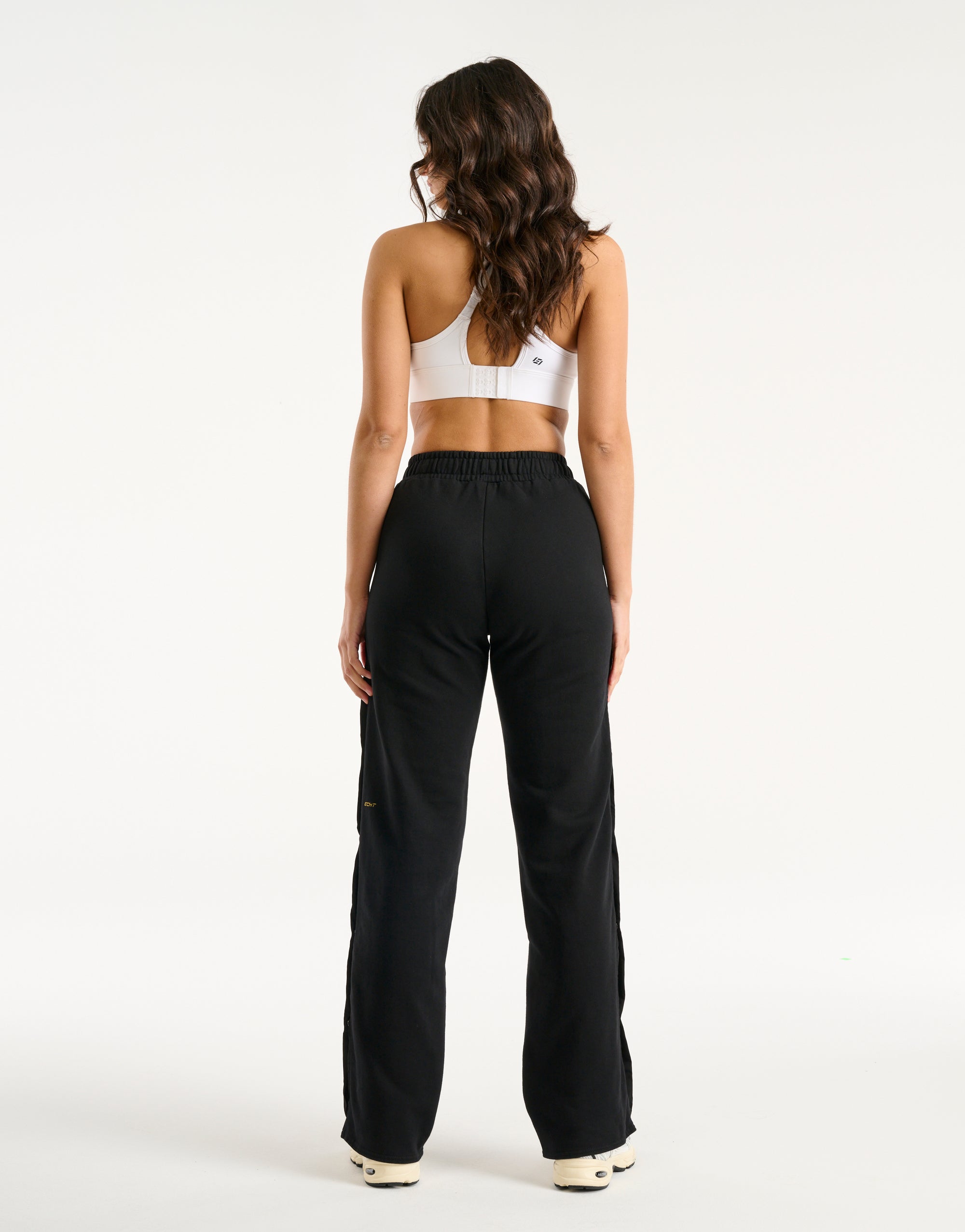 Snap Sweatpants - Black