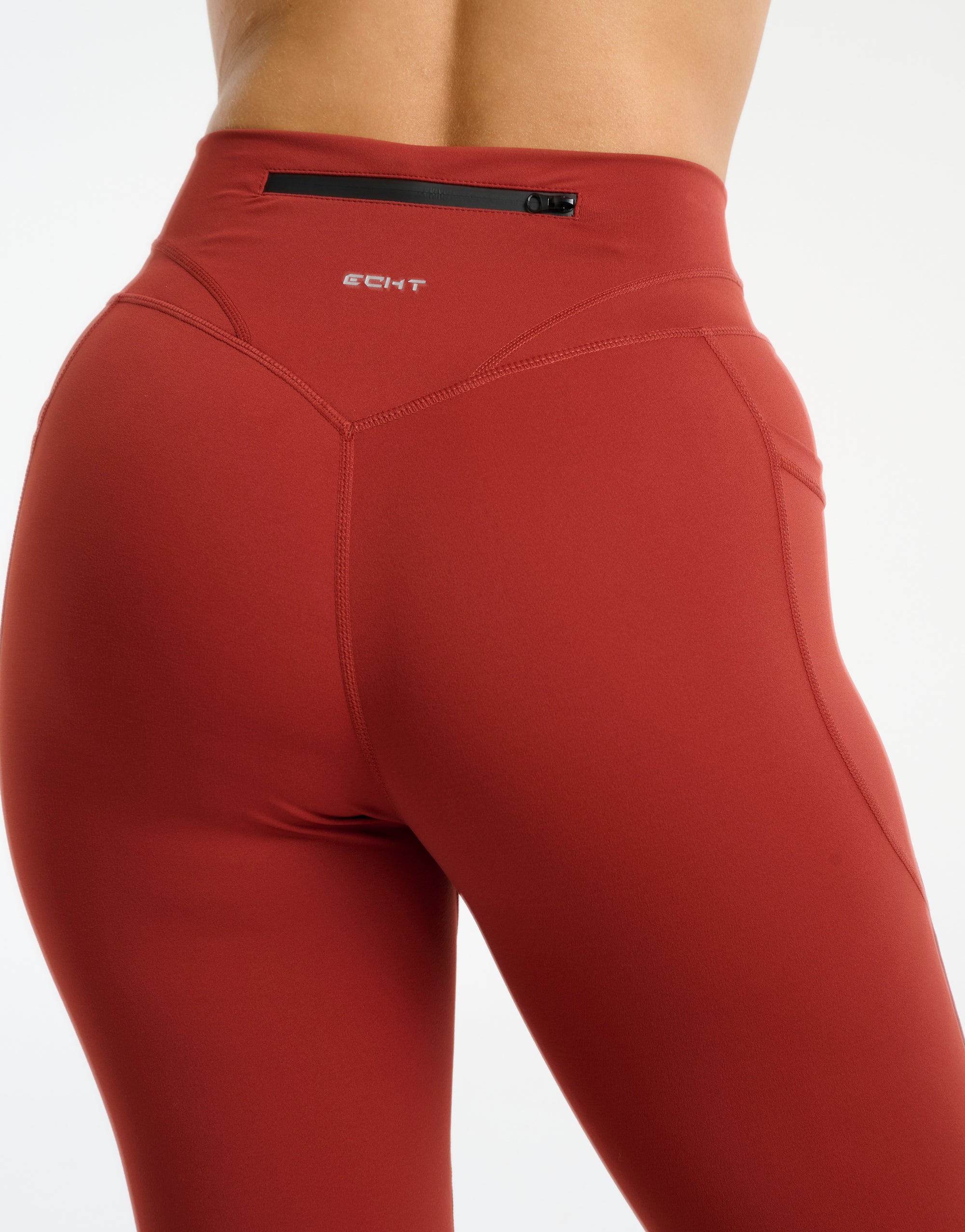 Sculpt Flare Pocket Leggings - Brown