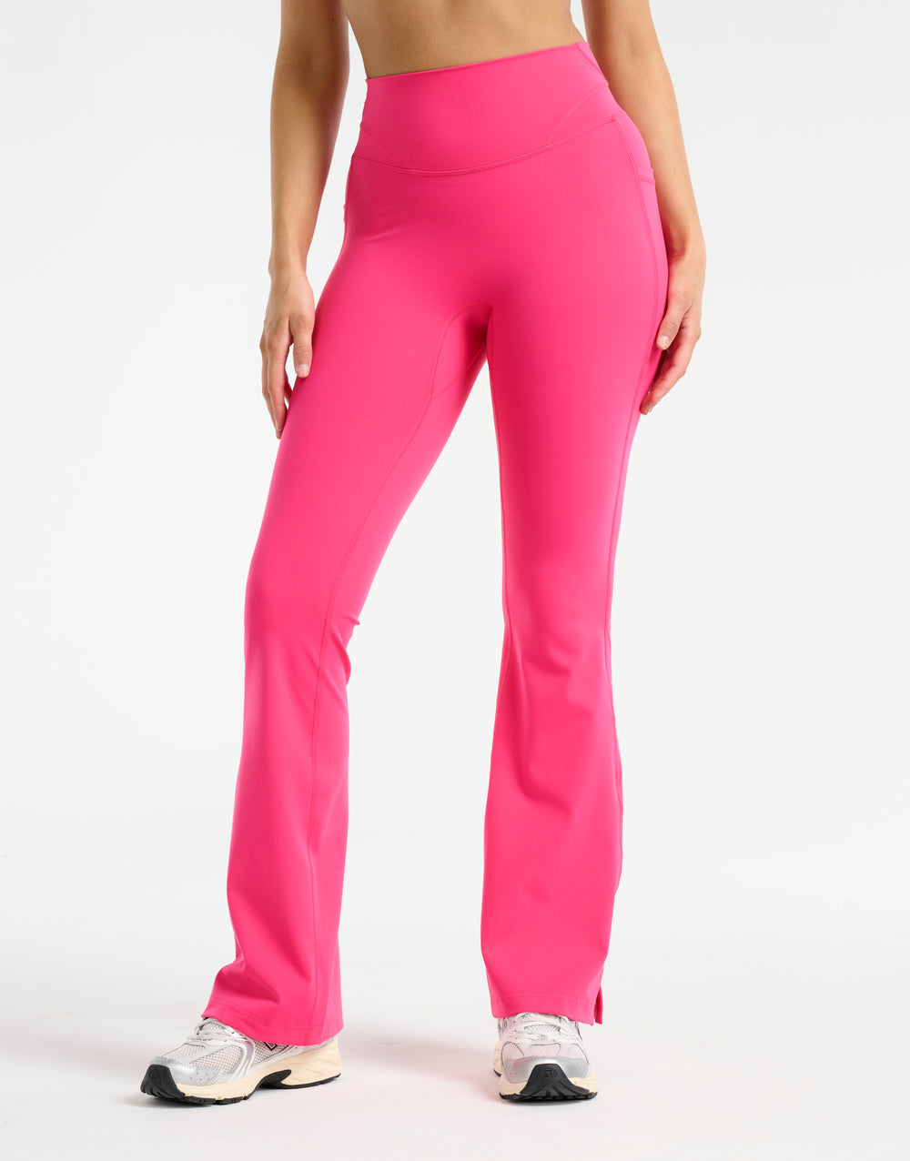 Sculpt Flare Pocket Leggings - Pink