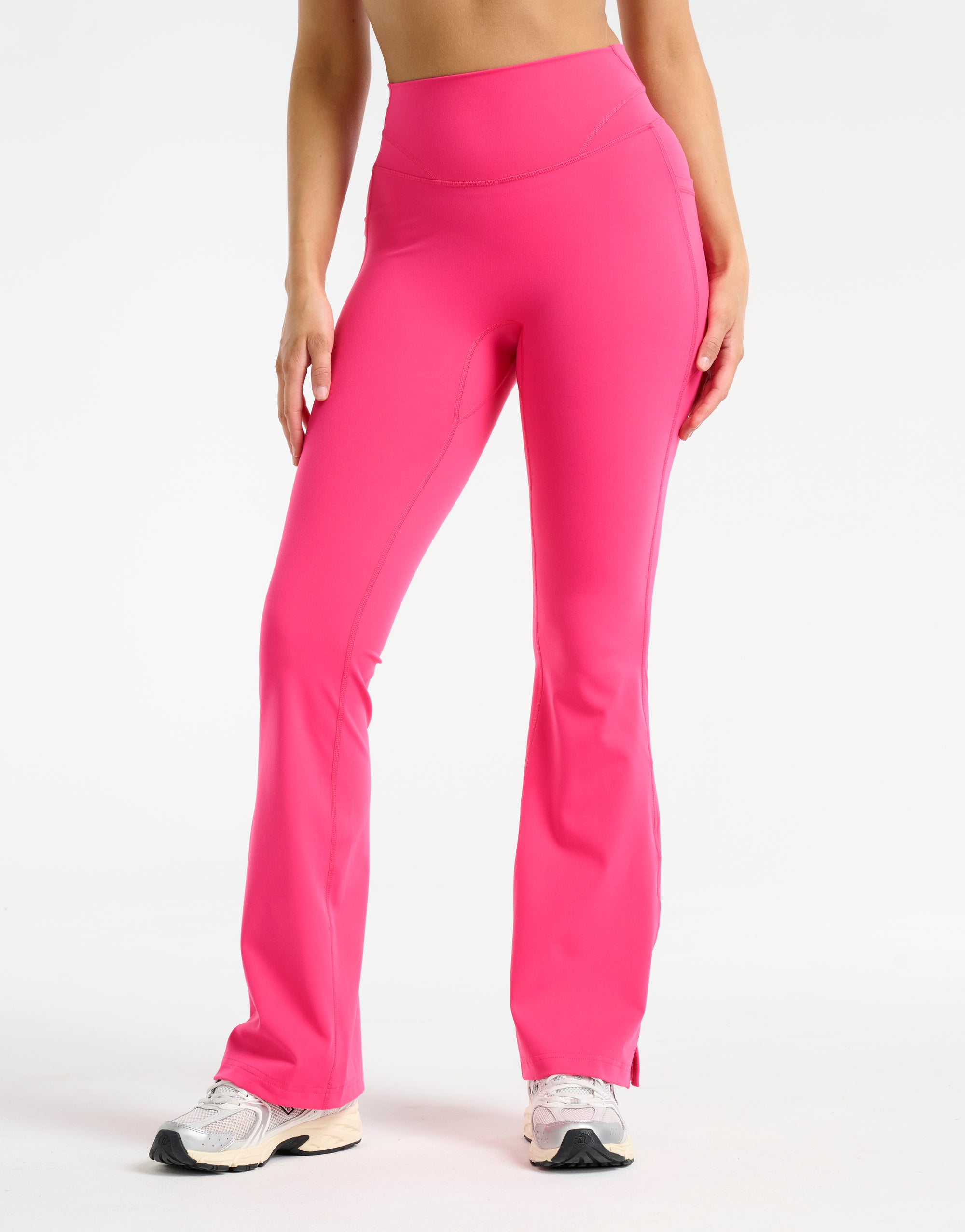 Sculpt Flare Pocket Leggings - Pink