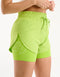 Freedom Running Shorts - Lime Green