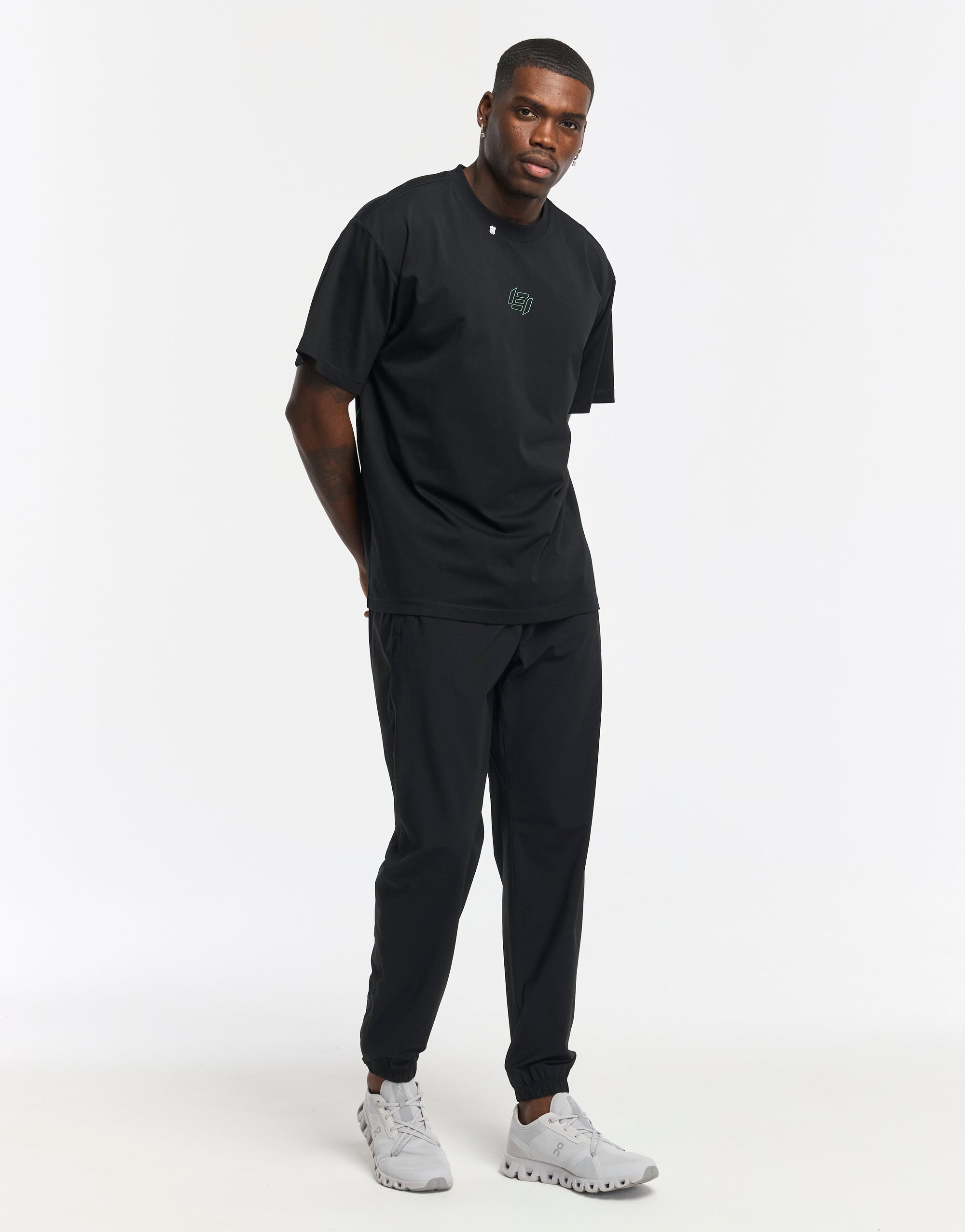 Road Runner T-Shirt - Black/Green