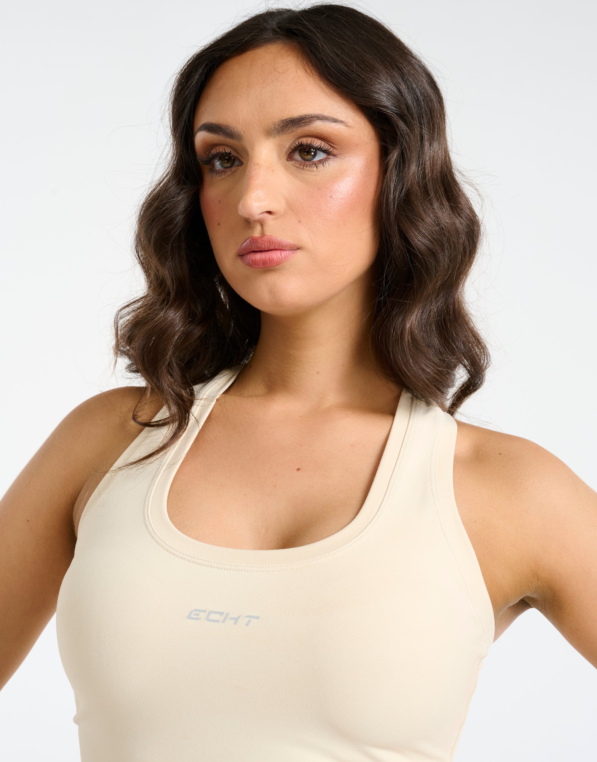 Echt Midriff Singlet - Cream