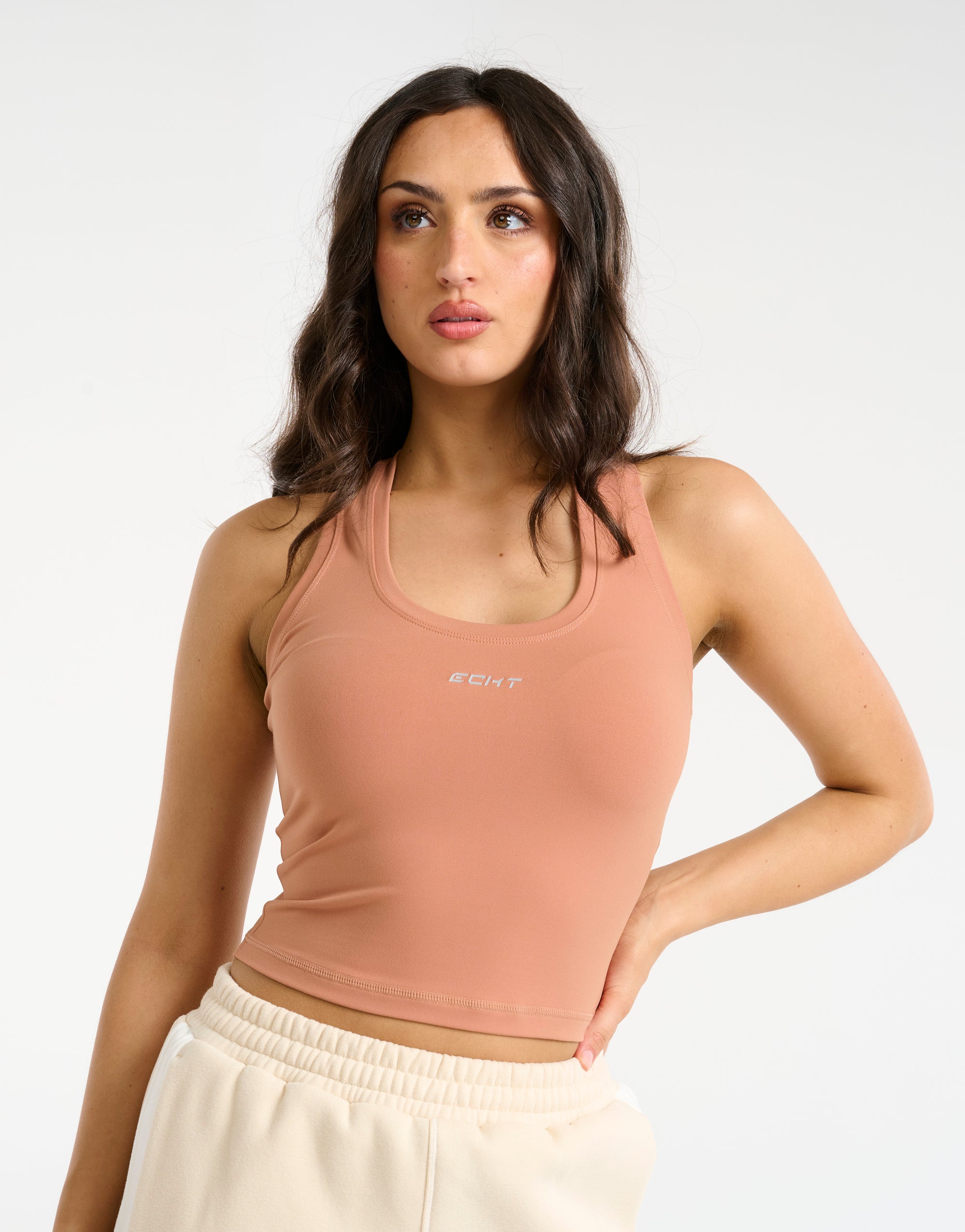 Echt Midriff Singlet - Sunset