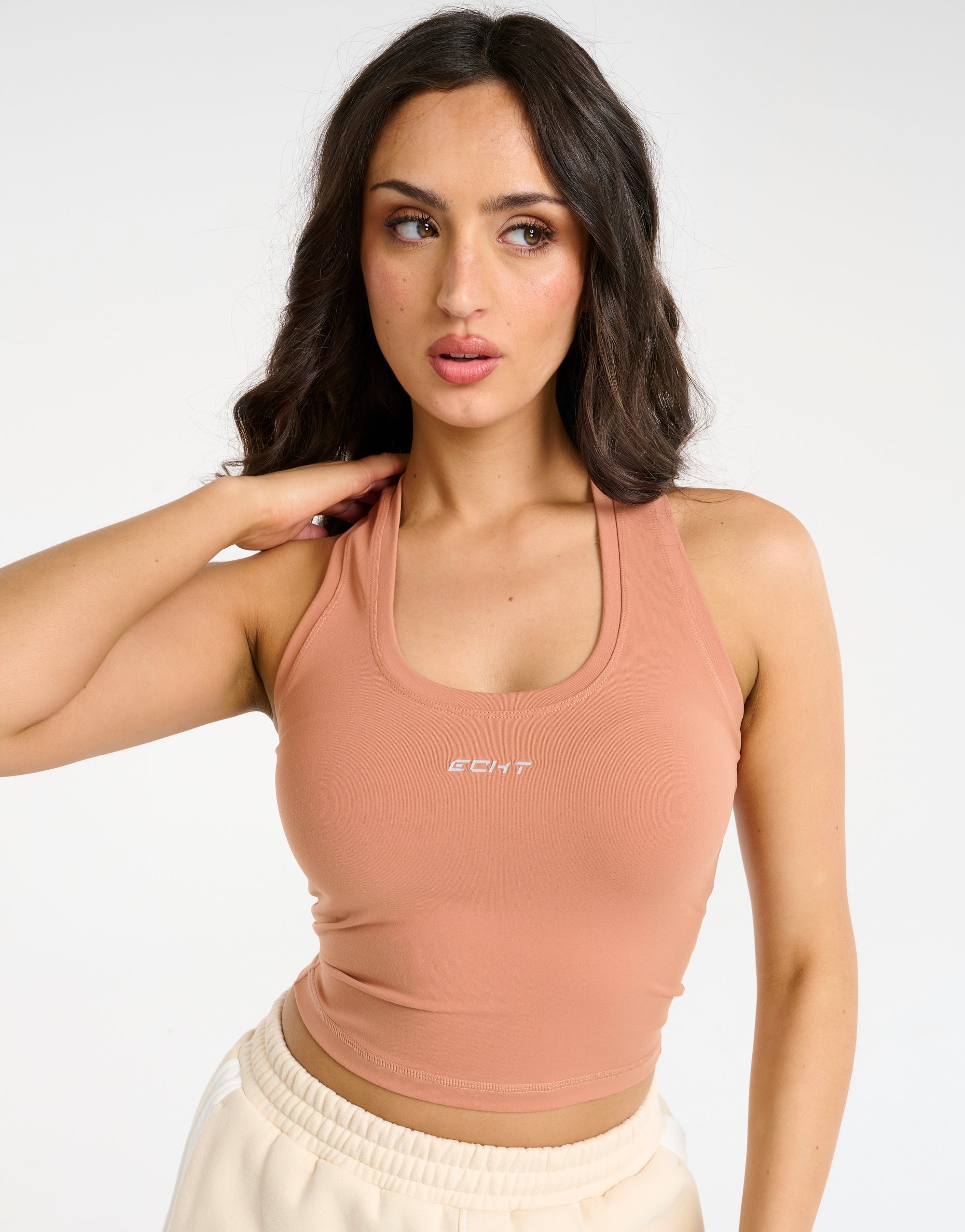 Echt Midriff Singlet - Sunset