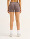 Echt Force Scrunch Mid-Waist Shorts - Slate Grey