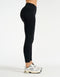 Force Scrunch Mid-Waist Leggings (Minimal Logo) - Black