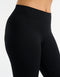 Force Scrunch Mid-Waist Leggings (Minimal Logo) - Black